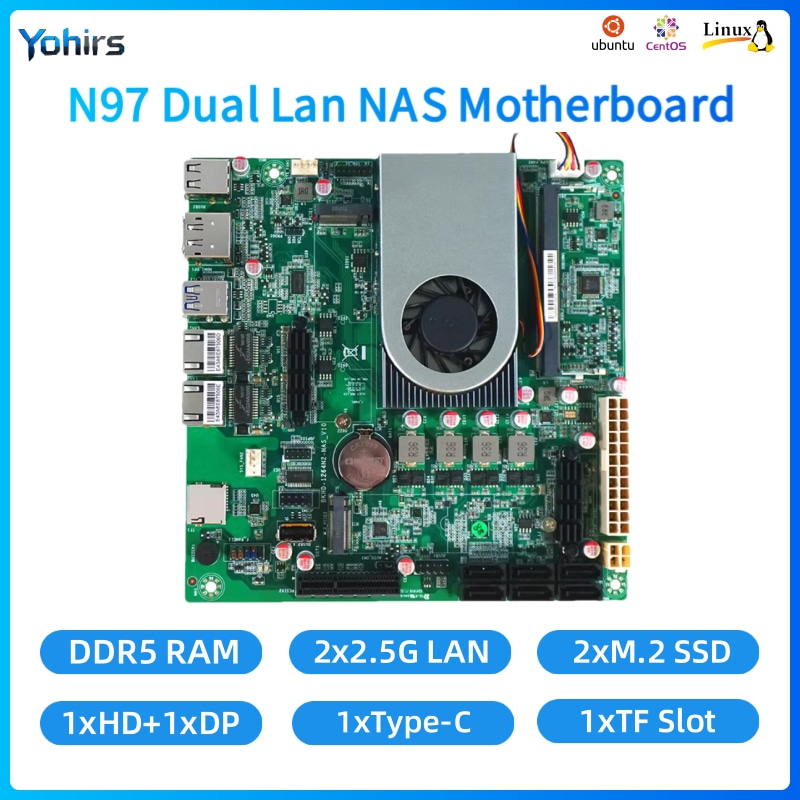 Mini Itx Dual 2.5G Nas Motherboard - Yohirs NAS Anakart Mini ITX Intel