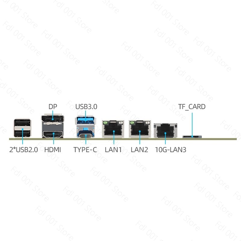 Mini Itx Dual 2.5G Nas Motherboard - N100 Anakart Çift 2.5G 10G SFP