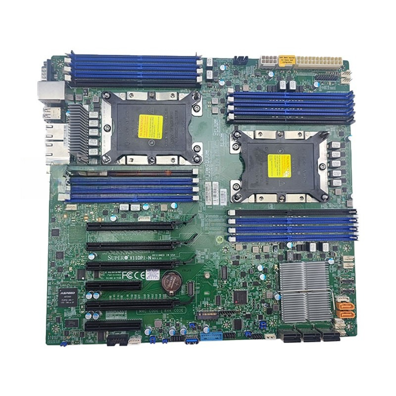 C621 Dual Cpu Motherboard - %95 yeni LGA3647 Çift CPU Sunucu