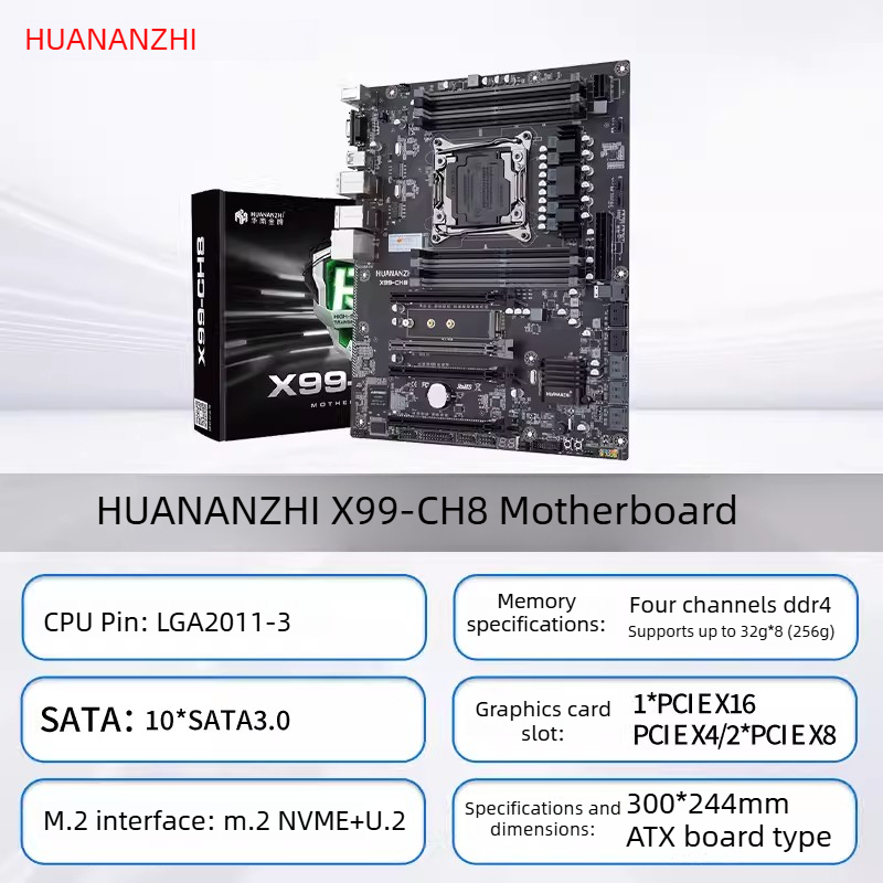 HUANANZHI LGA2011-3 X99 Anakar - Dual Lga2011-3 Server Motherboard Combo incelemesi ve fiyatı