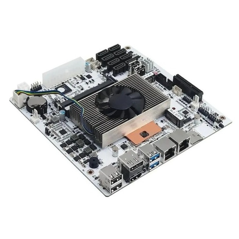 Beyaz Mini-ITX M11 NAS Anakart - Mini Itx Dual 2.5G Nas Motherboard incelemesi ve fiyatı
