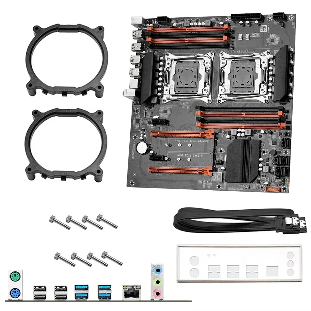 X99 Çift CPU SOYO Oyun Anakart - Dual Lga2011-3 Server Motherboard Combo incelemesi ve fiyatı